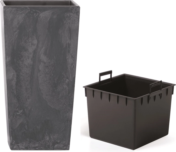 Sadilica Urbi Square Beton Effect s uloškom 32,5 cm – antracit