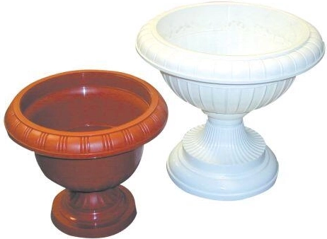 Stalak za cvjetnjak AMFORA 34, bijeli, visina 31 cm