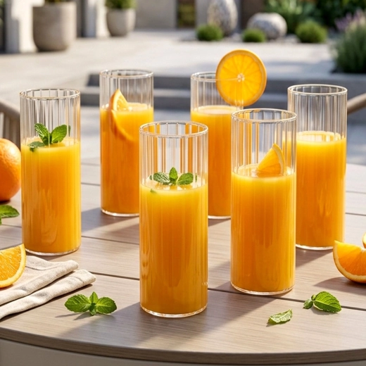 Praktičan set 6× 560 ml za svaki dan i za goste