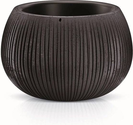 Betonska posuda bowl s uloškom 14,4 cm – crna