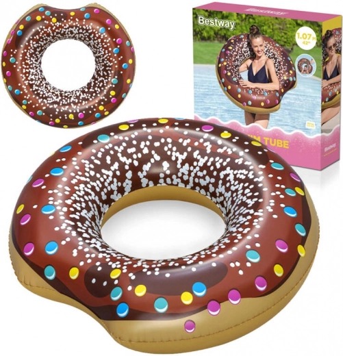 Nafukavajući prsten donut 107 cm BESTWAY – Smeđa