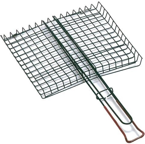 Rotirajuća pravokutna roštilj rešetka 33 × 29 cm, duljina 62 cm
