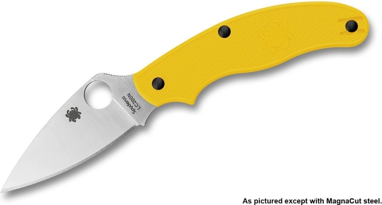 Džepni nož Spyderco UK Penknife Salt žuti, 7,5 cm, satin, FRN