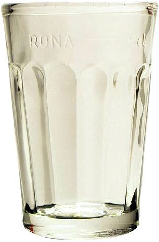 Čaša za rakiju 50 ml s žigom, prozirna staklena čašica