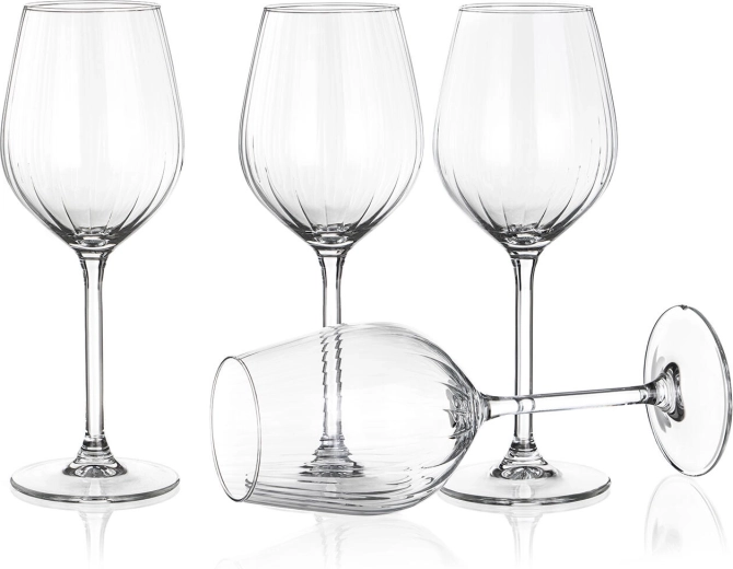 Čaše za bijelo vino 380 ml Plissé (4 kom) ROYAL LEERDAM