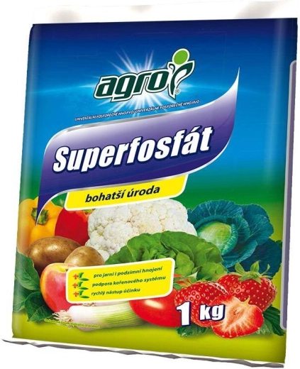 Superfosfat 1 kg Agro – koncentrirano fosforno gnojivo