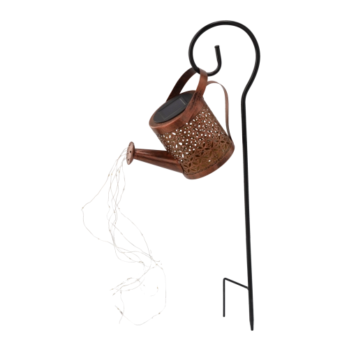 Solarna vrtna zalijevača s LED svjetlom, toplo bijela, 37 LED