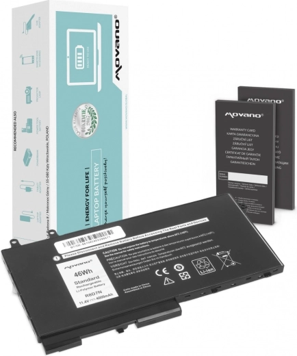 Baterija Movano R8D7N za Dell Latitude 5410/5411/5500 i Precision 3541/3550 (46 Wh)