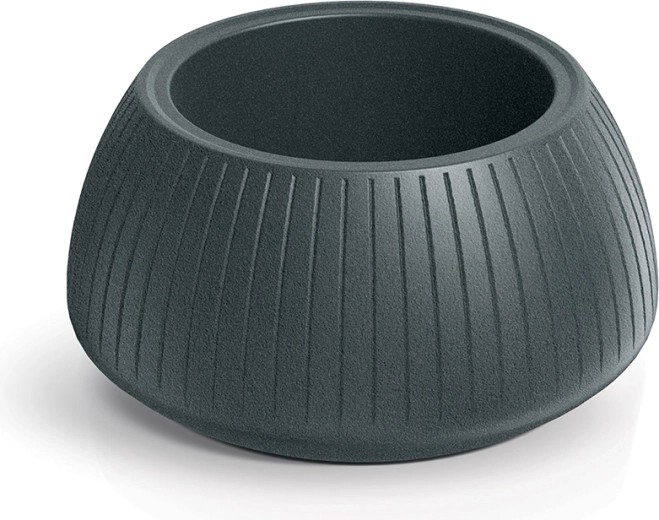 Žardinijera Coro Bowl 40 cm grafitna