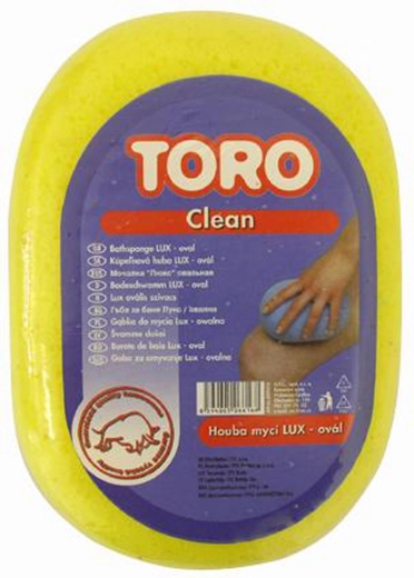 Masažna spužva Lux ovalna bijela