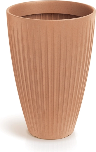 Visoka vaza za cvijeće Latia Round High 40 cm terakota