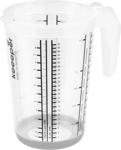 Vrč s mjernom skalom 1,5 l Nordic Grey