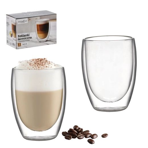 Termo čaše s dvostrukom stijenkom 345 ml – set 2 kom