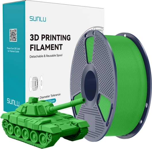 Sunlu PLA+ High‑Speed filament 1,75 mm – zelena