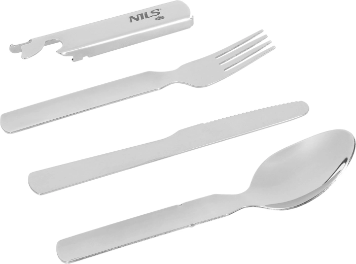 Putni inox pribor NILS Camp – kompaktan set za kampiranje