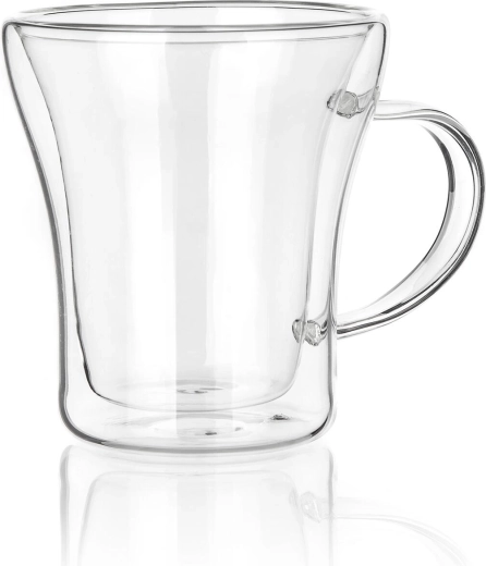 Staklena dvostruka šalica 200 ml DOBLO