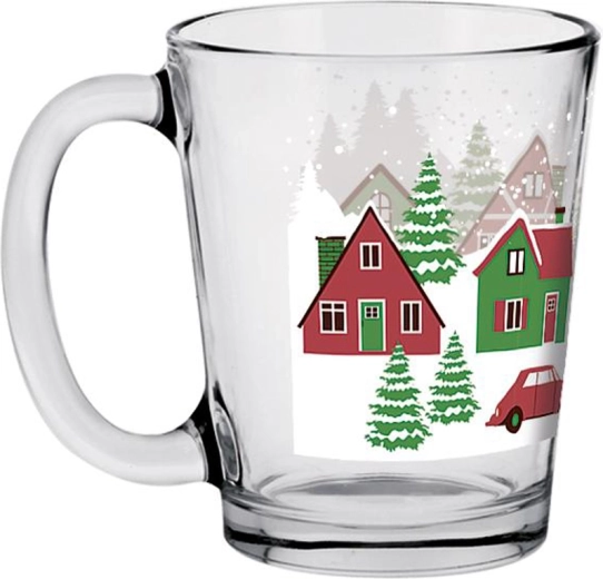 Šalica Nadia Snow Village 310 ml