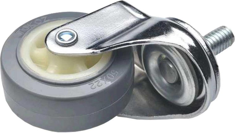 Okretni namještajski kotačić 50 mm s vijkom M10, set 4 kom