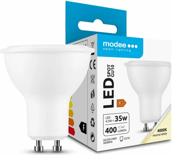 LED žarulja GU10 4,5 W 400 lm neutralno bijela MODEE LIGHTING