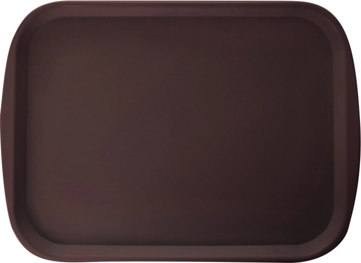 Plastični pladanj za posluživanje (UH) smeđi 44 × 31,5 cm