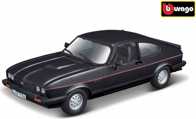 Bburago Ford Capri 1600 GT crni 1:24