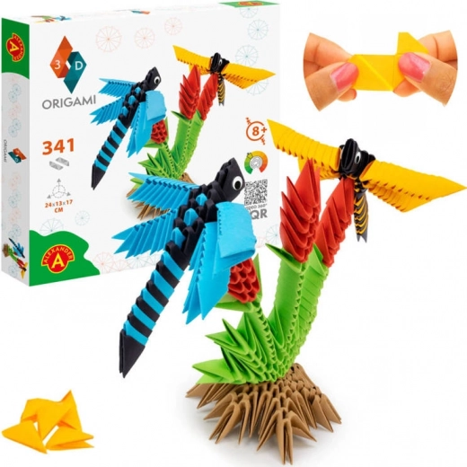 Alexander kreativni set 3D origami vilini konjici