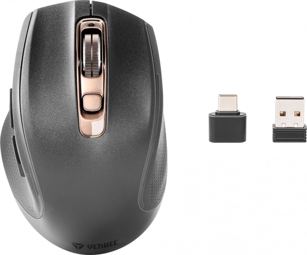 Povezivanje s 3 uređaja: Bluetooth + USB‑A/USB‑C 2,4 GHz