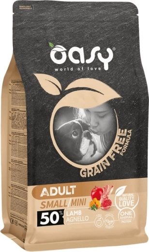 Oasy Grain Free Adult Small/Mini janjetina 2,5 kg