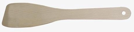 Drvena ravna lopatica 28 cm s vješalicom