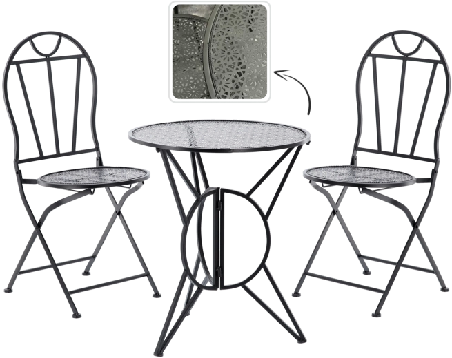 Kompletan bistro set za 2 osobe