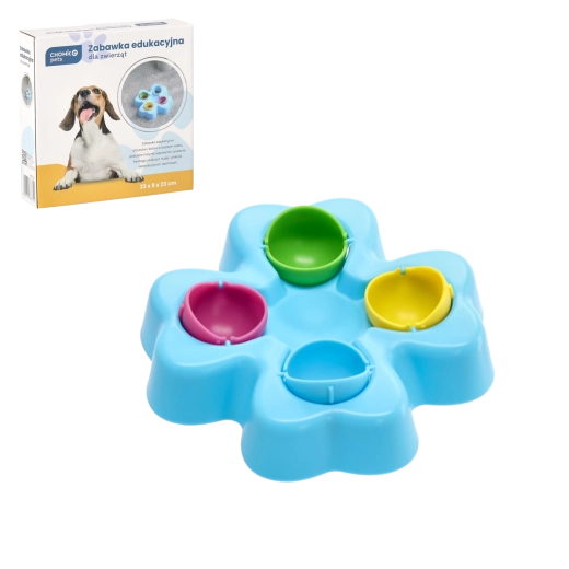 Interaktivna edukativna igračka za pse i mačke s pretincima za poslastice 23 × 23 × 8 cm