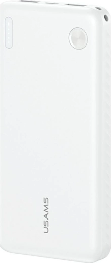 Power banka USAMS PB83 10000 mAh s PD, 2× USB‑A i USB‑C – bijela
