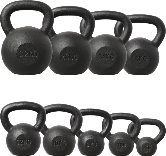 Širok raspon treninga od 4 do 32 kg
