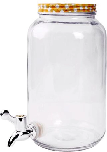 Stakleni dispenzer za piće s pipom TORO 3 l