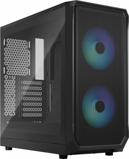 Kućište Focus 2 RGB Black TG Clear Tint