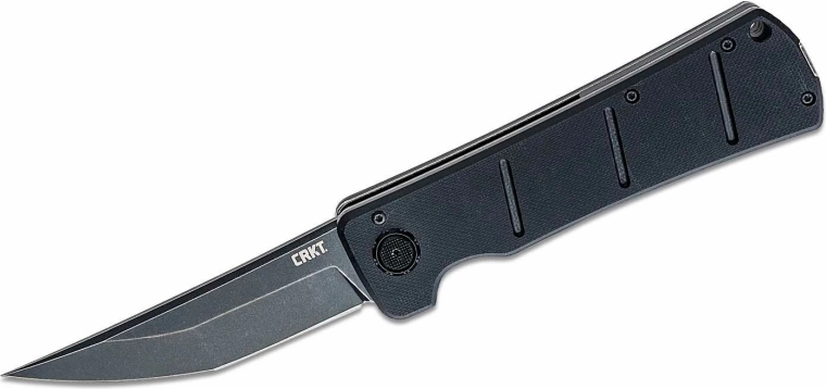 CRKT Inazuma No Ken – taktički džepni nož, Black Stonewash, crni G10