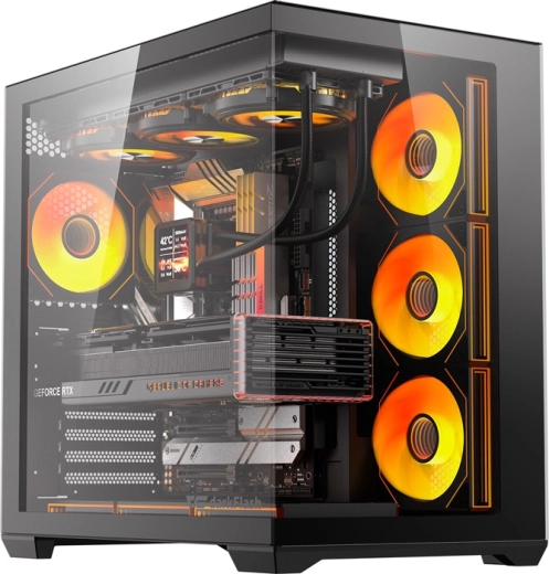 Računalno kućište DarkFlash C280 crno sa 7 ventilatora