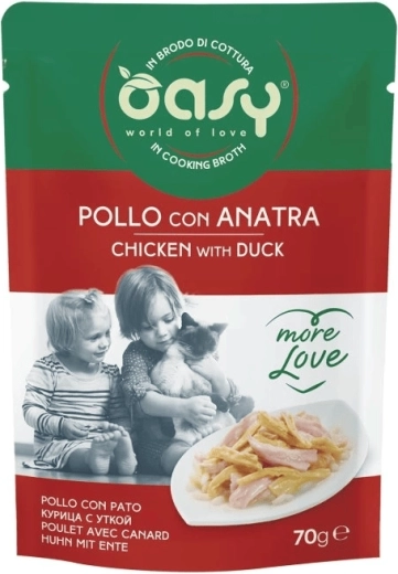 Oasy More Love piletina s patkom vrećica 70 g