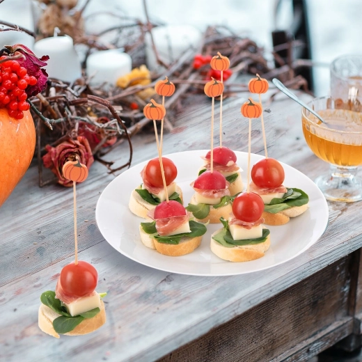 Halloweenski motiv bundeve za tematsko serviranje