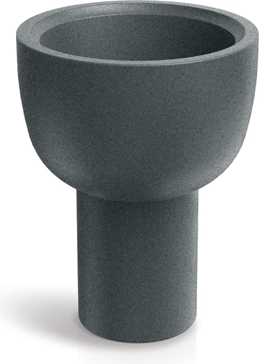 Lončanica Molta Vessel 40 cm granitno siva