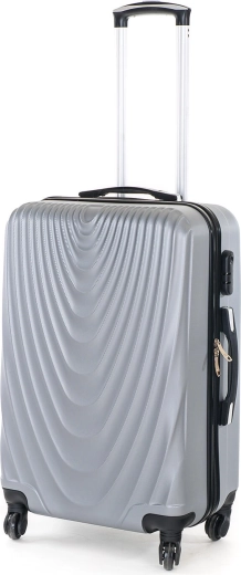 Putni tvrdi kofer od ABS-a, 58 l, sivi
