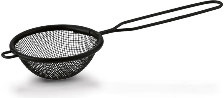Kuhinjsko cjedilo 8 cm – crno, metalno