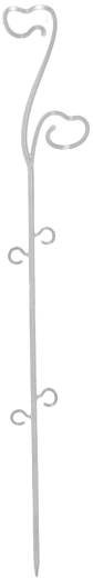 Podupirač za orhideje 39 cm proziran