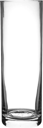 Staklena vaza Cylinder 10 × 40 cm prozirna