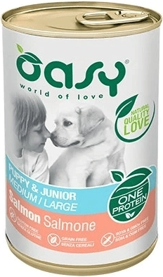 Oasy One Protein Puppy & Junior Medium/Large losos 400 g