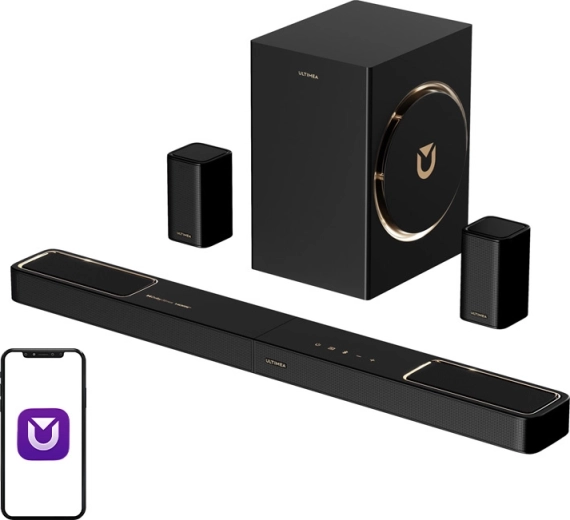 Soundbar Ultimea Skywave F40 Boom 5.1.2 s Dolby Atmosom i subwooferom