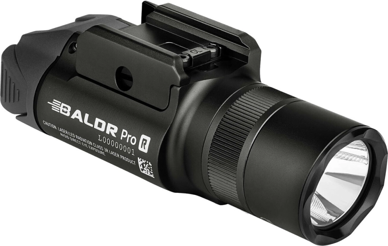 Taktička svjetiljka s laserom OLIGHT Baldr Pro R – crna