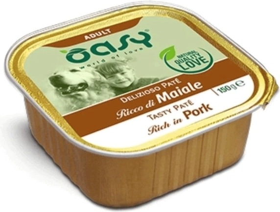 Oasy Tasty Paté Adult s svinjetinom, 150 g