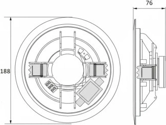 Kompaktne dimenzije za nenametljivu montažu