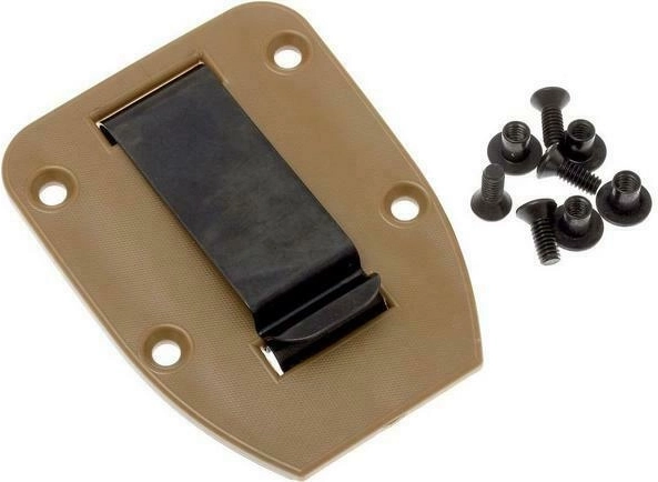 Kopča ESEE Clip Plate za futrole 3 i 4, smeđa